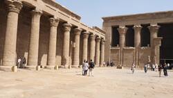 Egypt, Edfu Temple Stock Footage