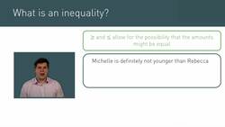 Introduction to Inequality Symbols in Mathematics Instructional Video