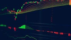 business financial ideas concept with table of price change bid offer trade infomation screen monitor Stock Footage