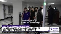 Jan. 6 Committee Subpoenas Trump In Potential Final Public Meeting News Clip