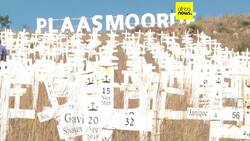 Hillside of white crosses fuels misleading story about South Africa farm killings News Clip