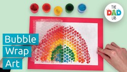 3 Bubble Wrap Painting Ideas Instructional Video