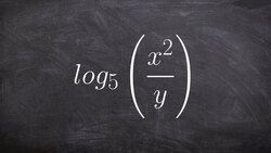 Expand a logarithmic expression using the difference property Instructional Video