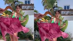Hotness Alert! Nora Fatehi shows off her killer moves in green bra and denim shorts News Clip