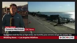 Firefighters hold the line as high winds, low humidity pose extreme danger for another day News Clip
