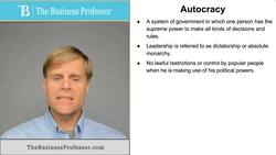 Autocracy Instructional Video