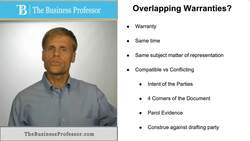 Overlapping Warranties Instructional Video