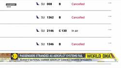 Russia's national carrier Aeroflot cancels dozens of flights amid cyberattack News Clip
