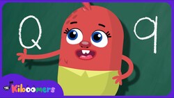 Letter Q Song - THE KIBOOMERS Preschool Phonics Sounds - Uppercase & Lowercase Letters Instructional Video