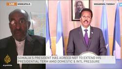 Bowing to pressure, Somalia’s president drops bid to extend term News Clip