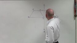 How to reflect a trapezoid over a line of symmetry Instructional Video