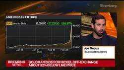 Goldman Sachs Bids for Nickel Off-Exchange News Clip