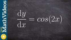 Solve the general solution for differentiable equation with trig Instructional Video