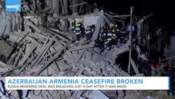 Azerbaijan, Armenia Blame Each Other As Ceasefire Breaks News Clip