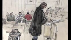 CLEAN : 13 November trial: courtroom sketches during the defence case News Clip