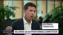 Goldman COO Waldron on Strategic Realignment, Cost Cuts News Clip
