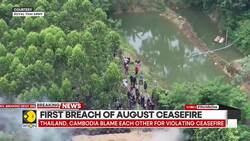 Breaking: Thailand, Cambodia blame each other for violation of August ceasefire News Clip