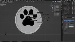 Blender Beginner’s Bootcamp - Lesson 60 - Cat Paw Symbol Creation Instructional Video