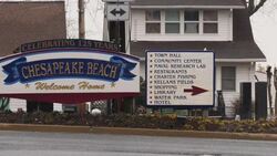 Chesapeake Beach streets and signs News Clip
