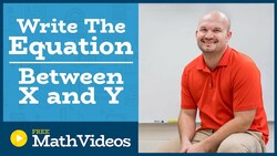 Master writing a direct variation equation given y and x varying directly Instructional Video