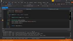 C++ Programming By Example - Running Your First GUI Application Instructional Video
