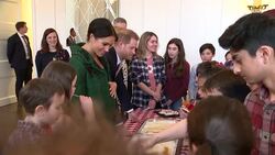 Prince Harry, Duke of Sussex and Meghan, Duchess of Sussex attend a Commonwealth Day Youth Event at Canada House News Clip