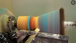 Woodturning: Turquoise Pine Cone Vase Instructional Video