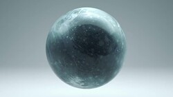 Pluto Rotating Seamless 4K with Luma Matte Stock Footage