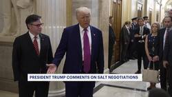 President Trump voices opposition to raising cap amid SALT negotiations News Clip