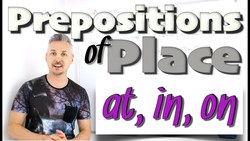 Lesson on Prepositions of Place AT, IN, ON - (AMAZING lesson on PREPOSITIONS - MUST WATCH !) Instructional Video