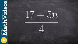 Rewriting a rational expression using distributive property Instructional Video