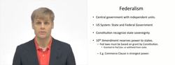 Understanding Federalism in the US System Instructional Video