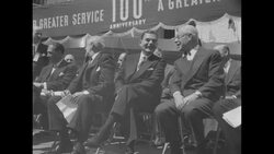 Anniversary ceremony and dedication of new buildings at Mt. Sinai Hospital; Dewey and Impellitteri speak News Clip