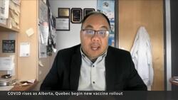 New COVID-19 vaccines rolling out slowly as cases rise News Clip