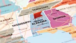 Alabama from USA States Stock Footage