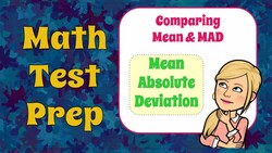 Comparing Mean and Mean Absolute Deviation Instructional Video