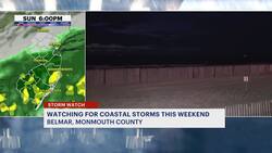 Coastal storm to impact New Jersey Sunday and Monday News Clip