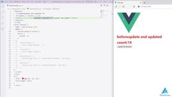 The Complete Vue.js Course for Beginners - beforeUpdate and updated Instructional Video