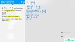 GCSE Secondary Maths Age 13-17 - Algebra: Algebra - Explained Instructional Video