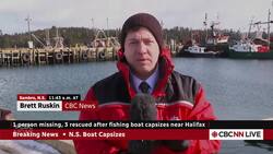 1 person missing, 3 rescued after fishing boat capsizes near Halifax | Ruskin News Clip