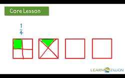 Comparing Fractional Pieces with Different Shapes Instructional Video