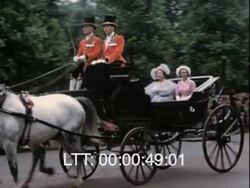 Trooping The Colour 50s & 60s Stock Footage
