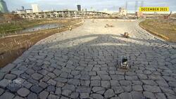 Water is now flowing through the new mouth of the Don River News Clip