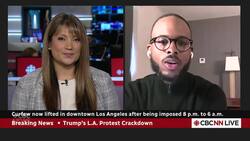 Rubber bullet felt like a 'ton of bricks,' says reporter in L.A. News Clip