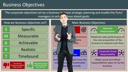Corporate Objectives and Business Goals Instructional Video