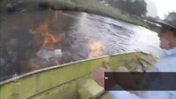 Aussie MP sets river on fire News Clip