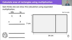 Calculate the areas of rectangles using multiplication Instructional Video