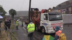 Banky mural is moved from garage to new art gallery  News Clip