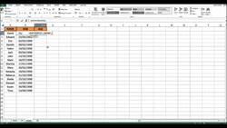 Calculate the Difference Between Two Dates in Excel Instructional Video