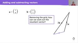 The sum and difference with algebraic vector notation Instructional Video